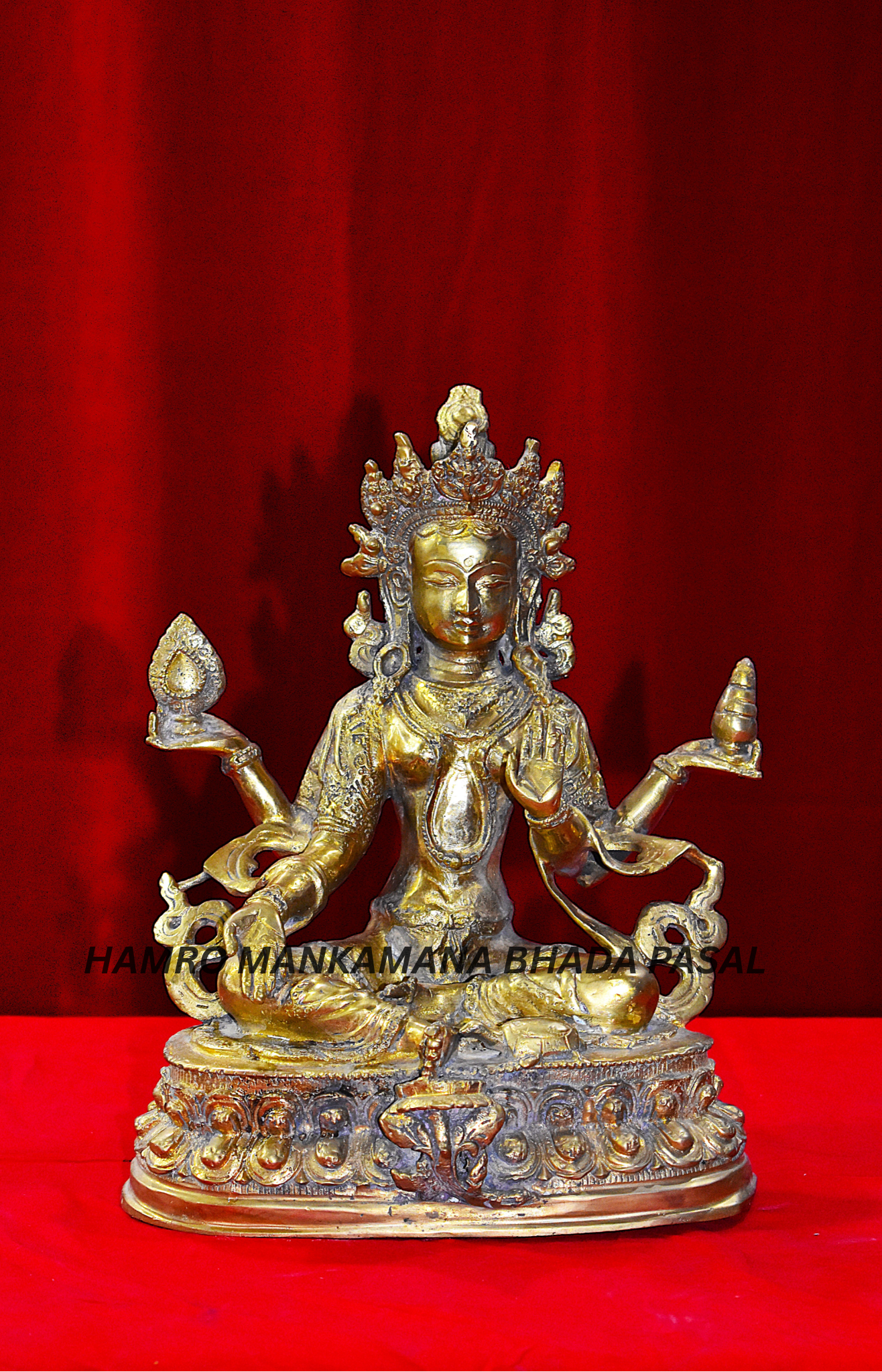 Nepali Brass Laxmi Murti
